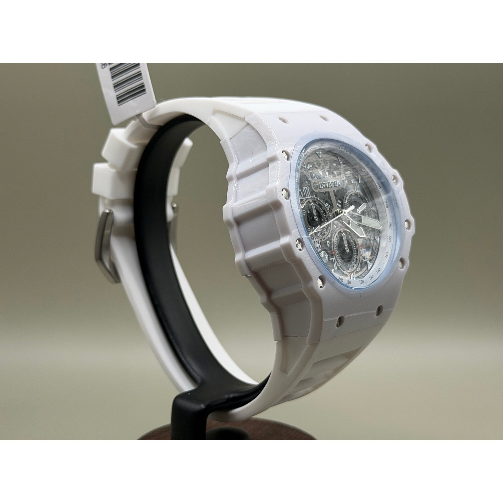 Invicta Vaulthan Racing White Crystal Bezel Men’s Watch 44mm New Box