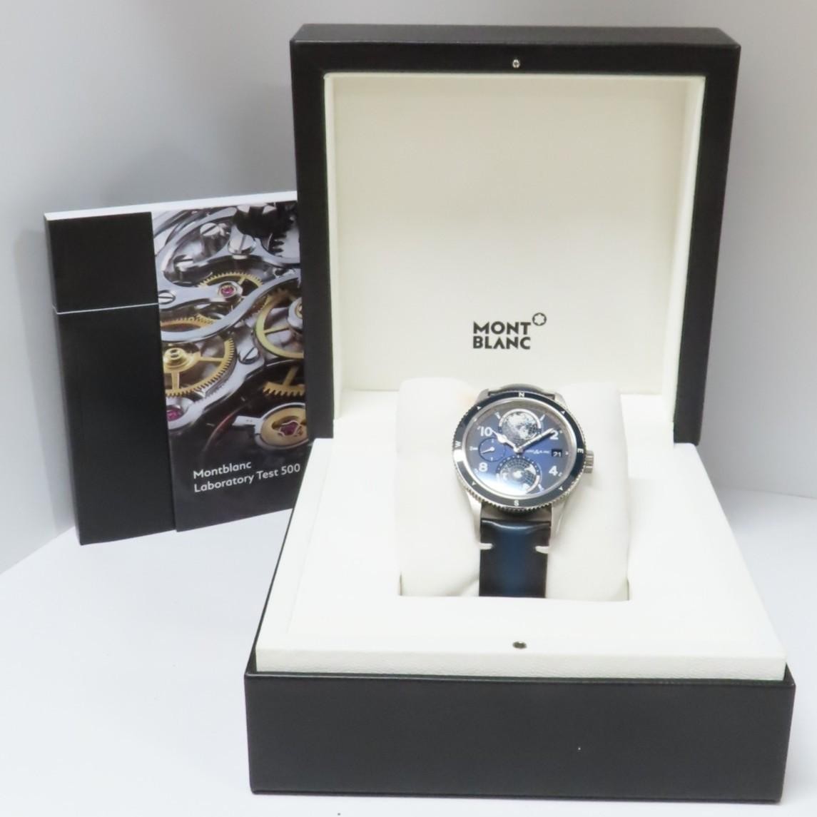 Montblanc 1858 Geosphere 42MM Titanium Blue Dial Automatic 125565