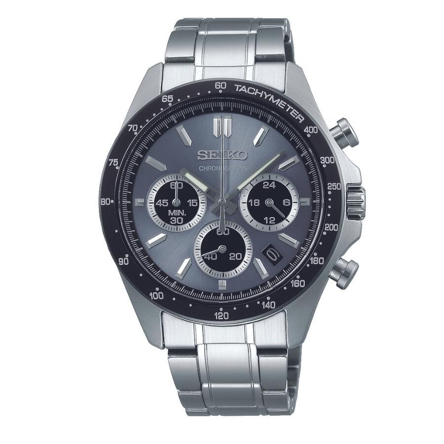 SEIKO Spirit SBTR027 Quartz Chronograph Blue Men’s Watch Authentic Japan