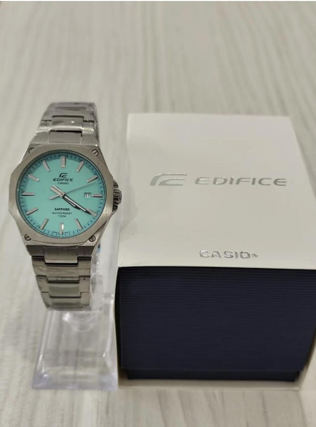 CASIO Edifce Sapphire crystal steel band Men’s watch EFR-S108D-2BV