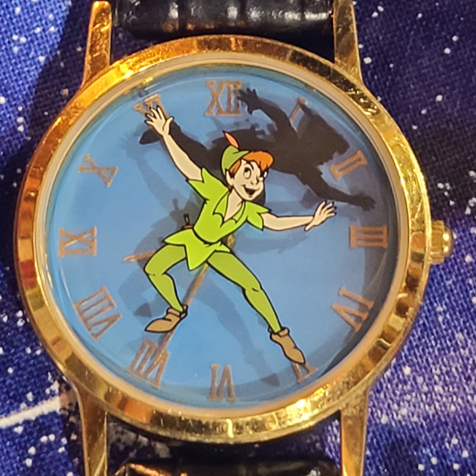 Disney Peter Pan Shadow Watch Vintage LE 0730/7500 Ready To Wear / See Video