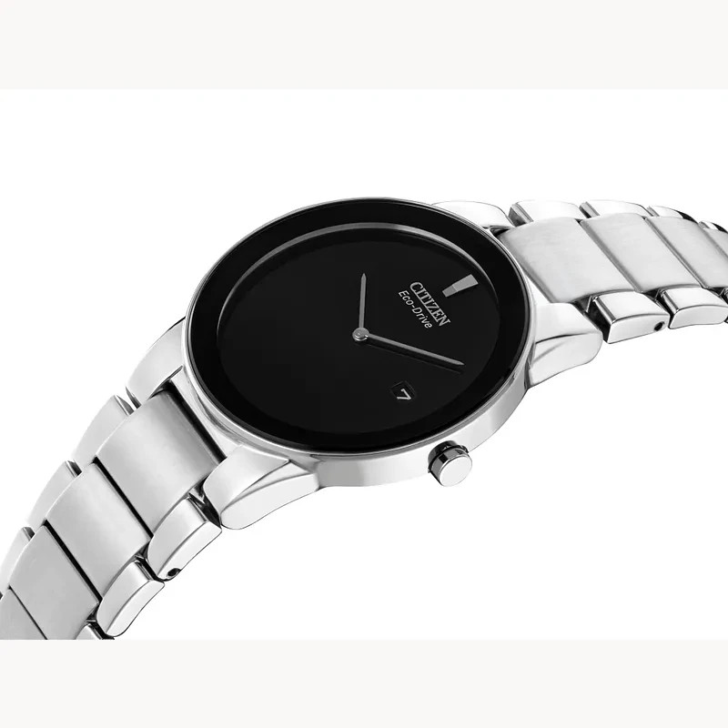 Citizen AU1060-51E Men’s Eco-Drive Watch Black Dial Stainless Steel Bracelet