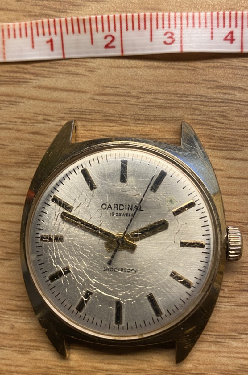 Vintage Cardinal 19 Jewels Mechanical Watch Raketa 2609.HA Soviet USSR Running
