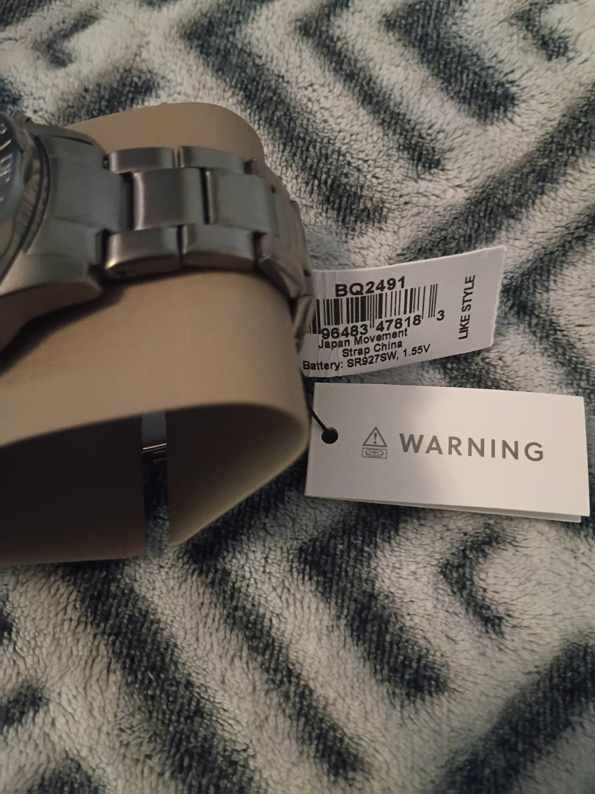 NWT Fossil BQ2491 Bannon Multifunction Smoke Stainless Steel Watch