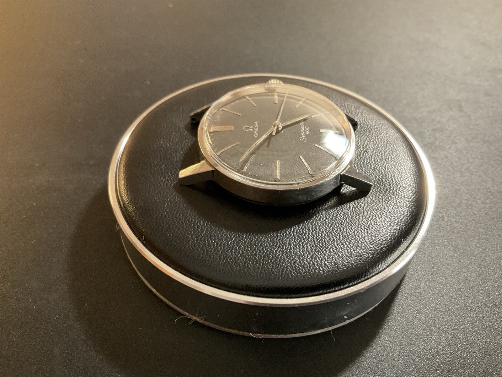 Omega Seamaster 600, 135.011 Cal 601 Textured Charcoal Linen Dial Serviced