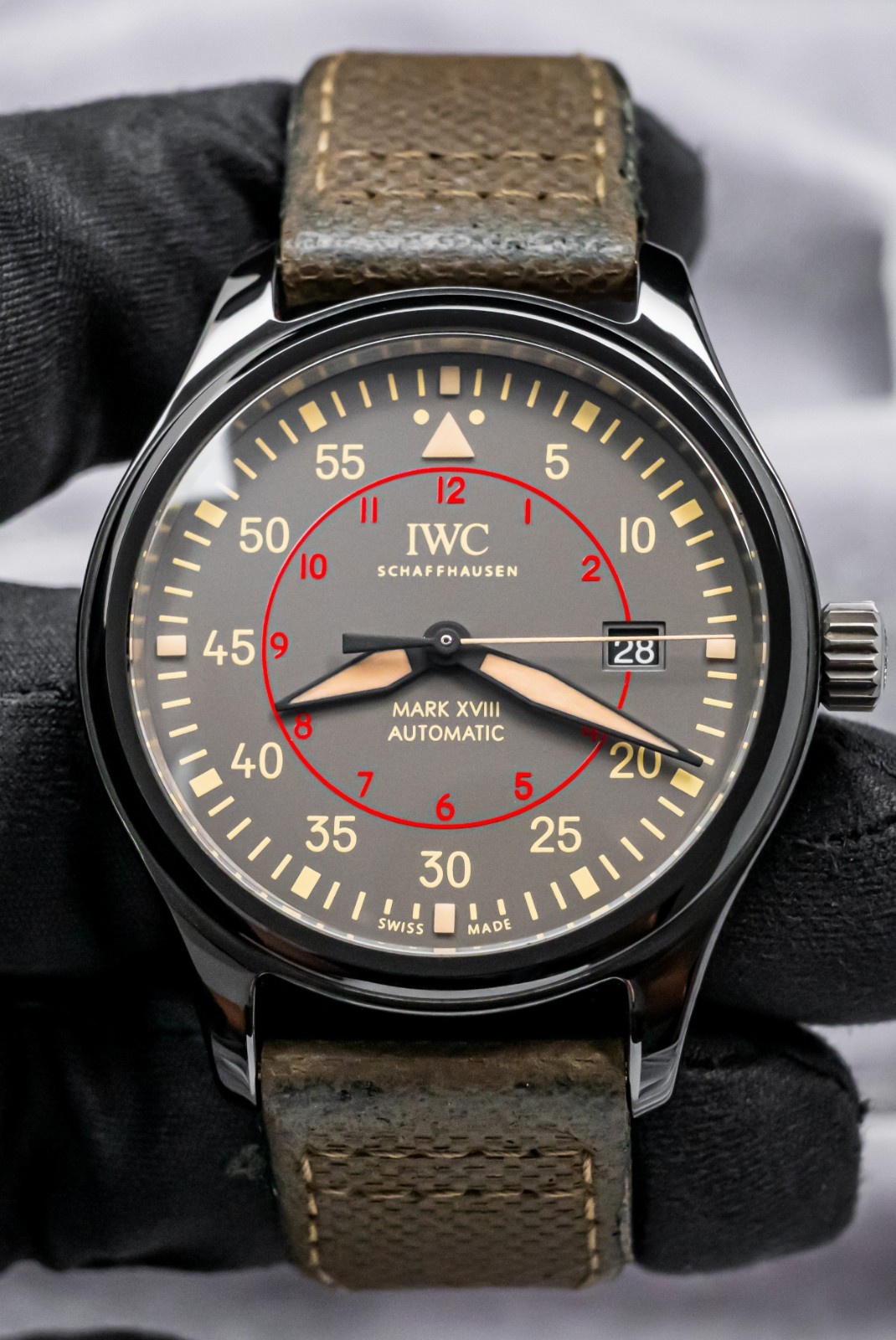 IWC Pilot’s Watch Mark XVIII Top Gun Miramar 41mm Paper Grey Dial IW324702