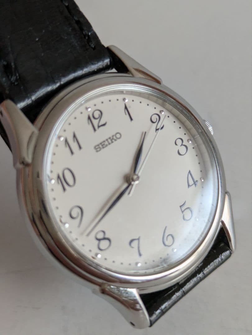 SEIKO 7N01-7141 Men’s Quartz Watch White Dial Used