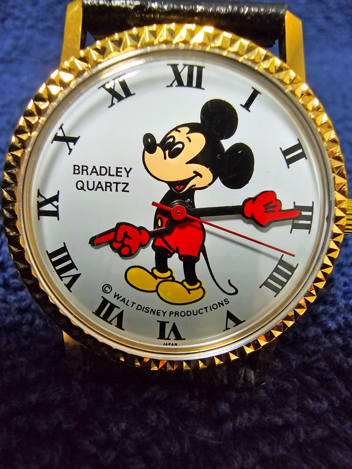 Vintage Mickey Mouse Ref. 1459 New Old Stock Still In Box MINT Condition RUNNING