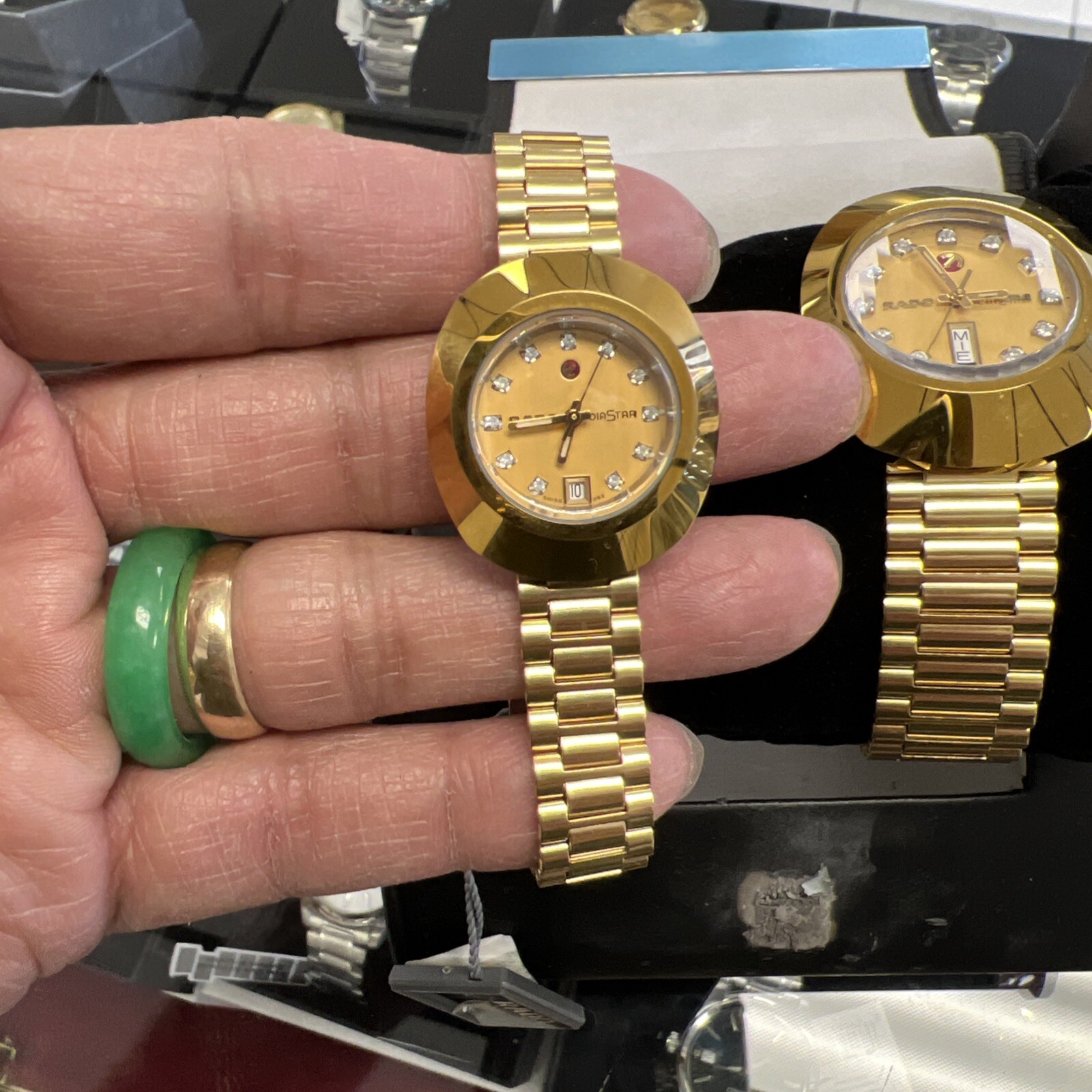 Man&women👍The Original Automatic Diamond Gold Dial Men’s Watch 636.0313.3(BNS)