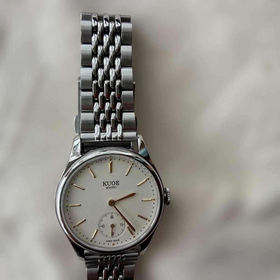 KUOE Kyoto Old Smith 90-001 Quartz Watch Stainless Steel 316L From Japan