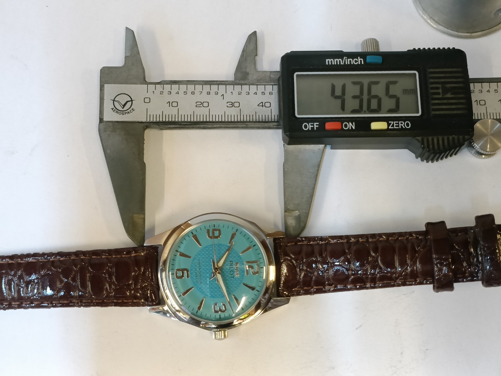 REFURBISHED HMT PILOT 17J WINDING SKY BLUE DIAL 0231 INDIA MEN’S WORKING