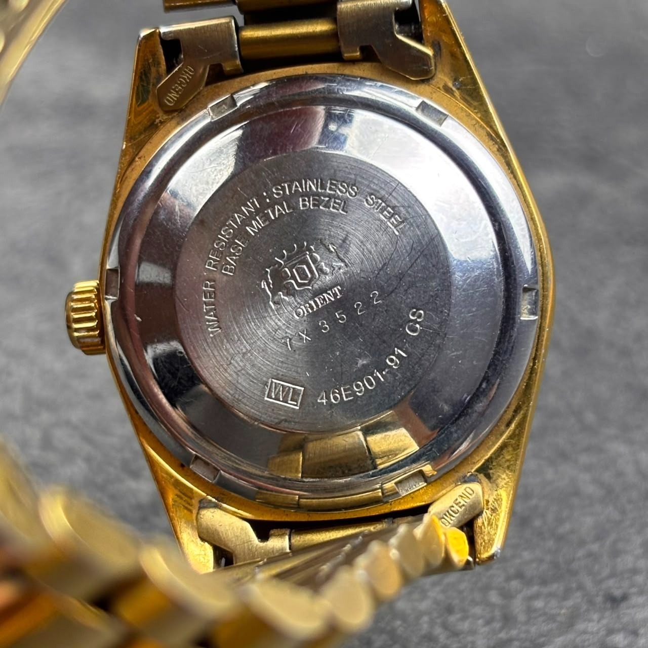 Special Listing for jrr_2261 Rare ORIENT President Automatic 46E901-91 Gold