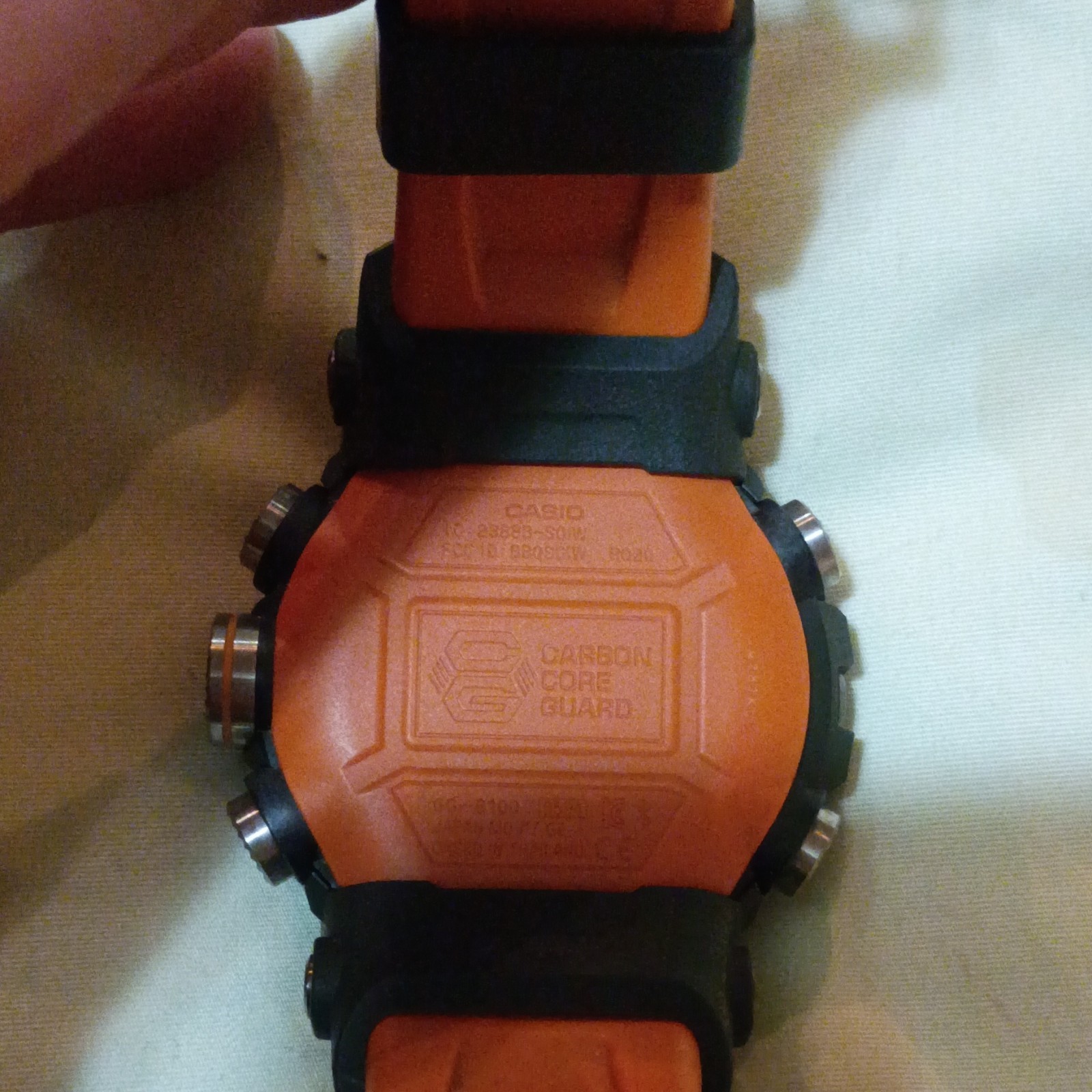 Casio G-SHOCK Mudmaster GG-B100 Bluetooth Carbon Quad 200m Orange/Black