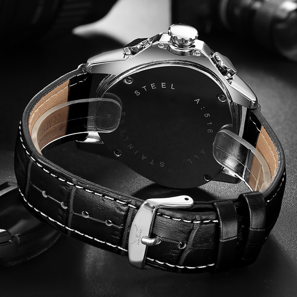 JARAGAR Geometric Triangle Men’s Sports Watch Automatic Mechanical Wrist Watches