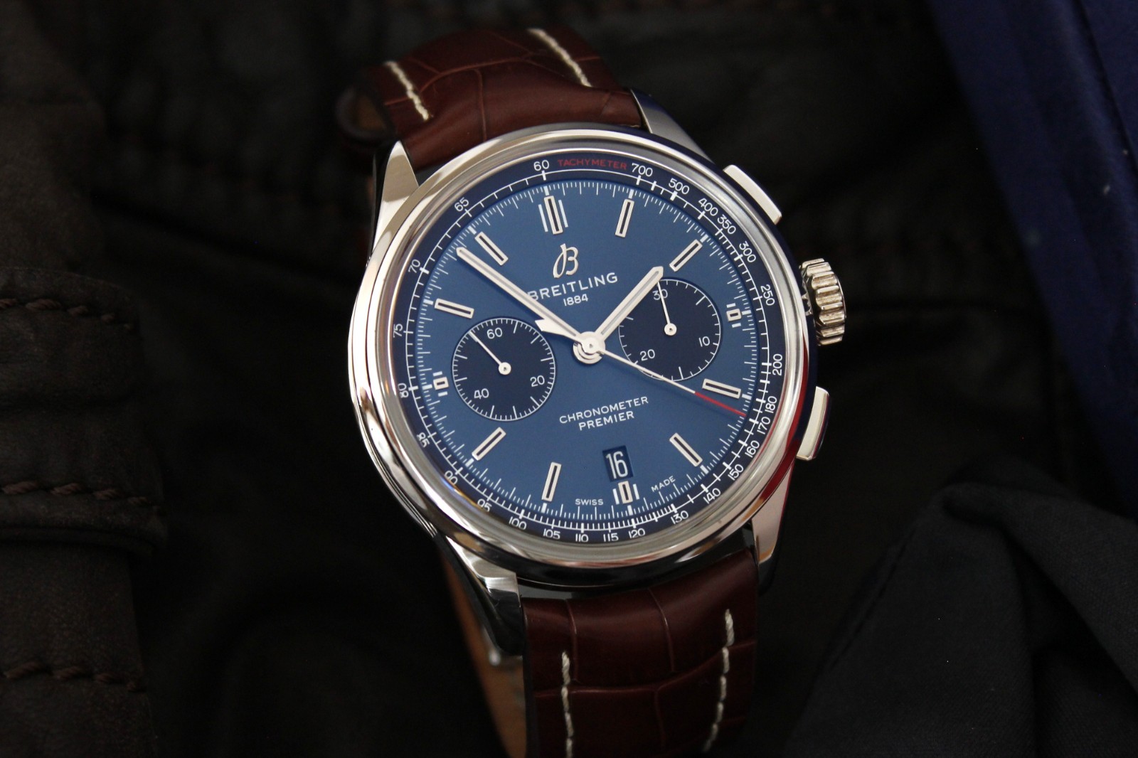 Breitling Premier B01 Chronograph 42 AB0118 2023 Full Set inc Warranty 2x Straps