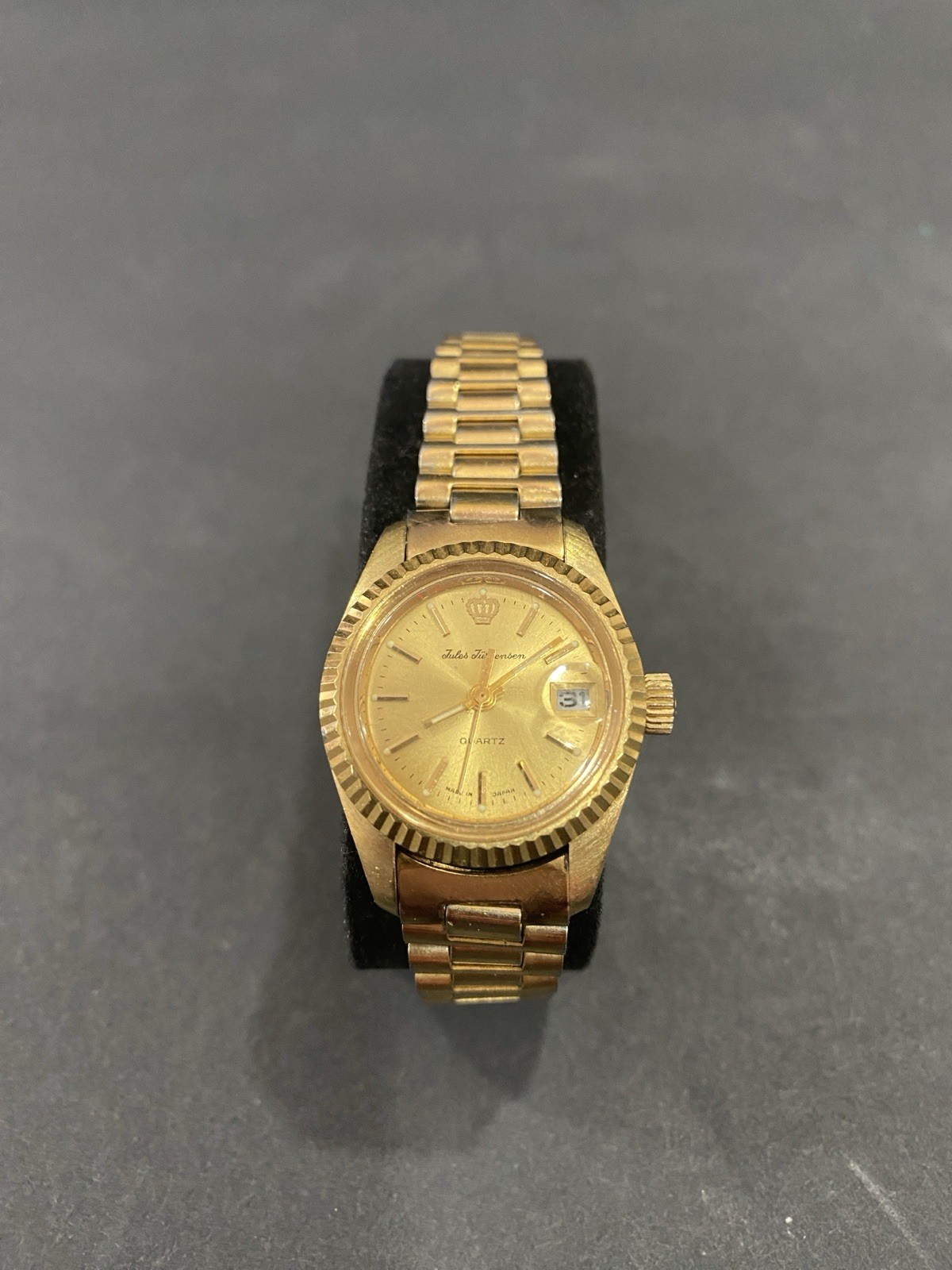 Beautiful VTG Jules Jurgensen Ladies Watch for Parts or Repair See Description