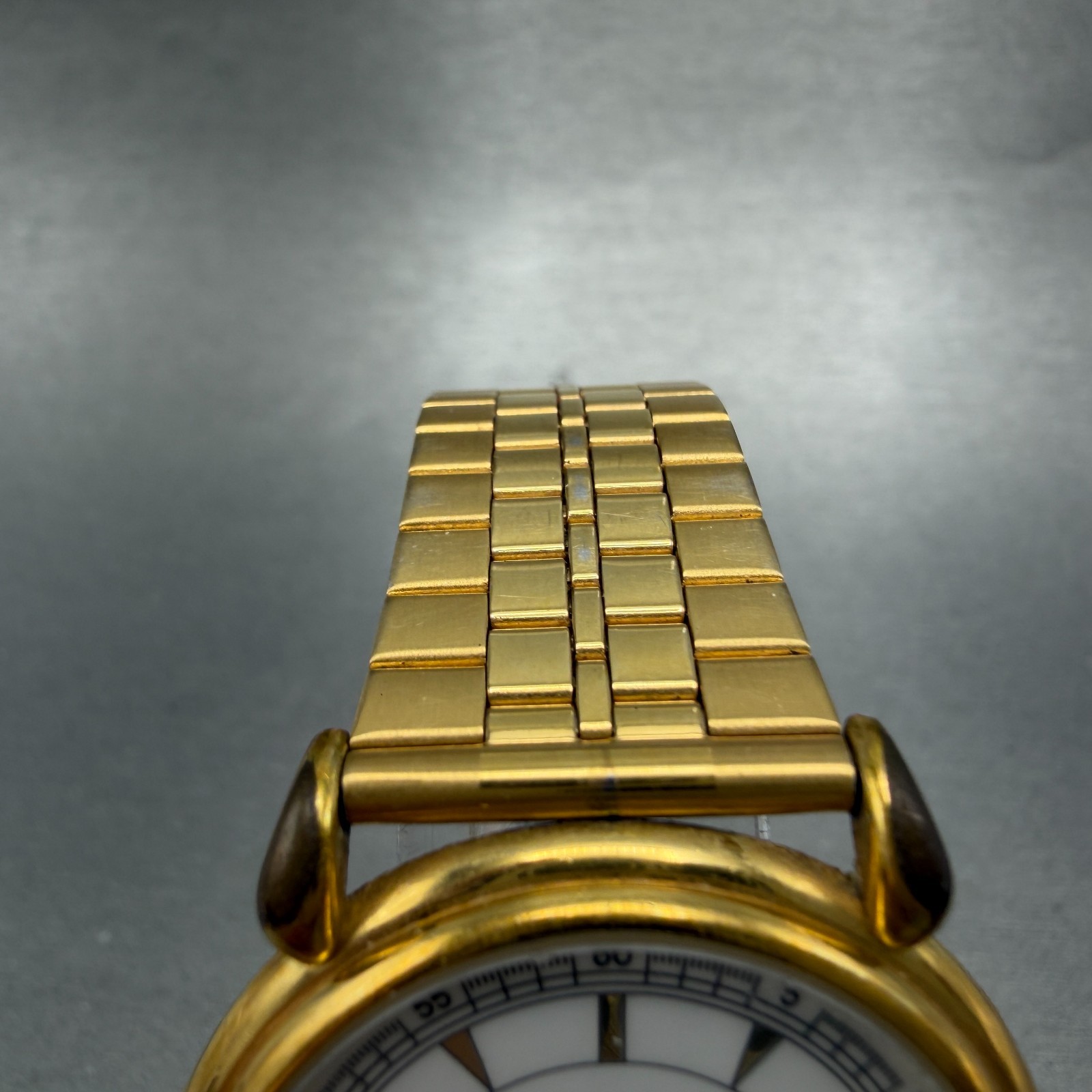 Maurice Lacroix Les Classiques Watch Men 34mm White Dial Gold Tone Date New Batt