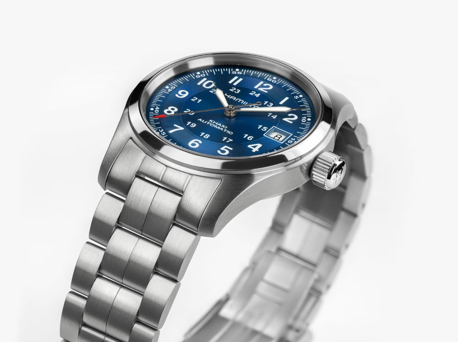 Hamilton Khaki Field Blue dial Auto 38mm Stainless steel Men’s Watch H70455140