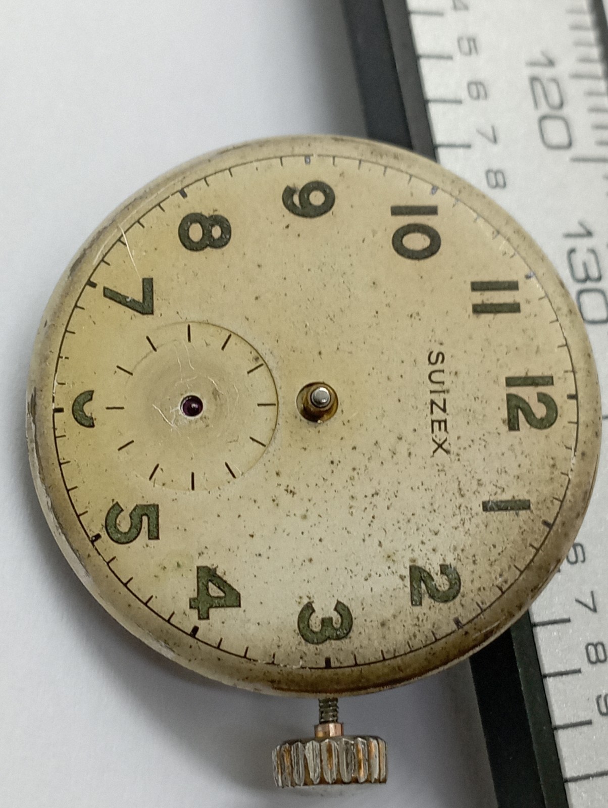 Vintage cal. “Cupillard 233 NEW” Watch Movement WORKING Very Well From 1950