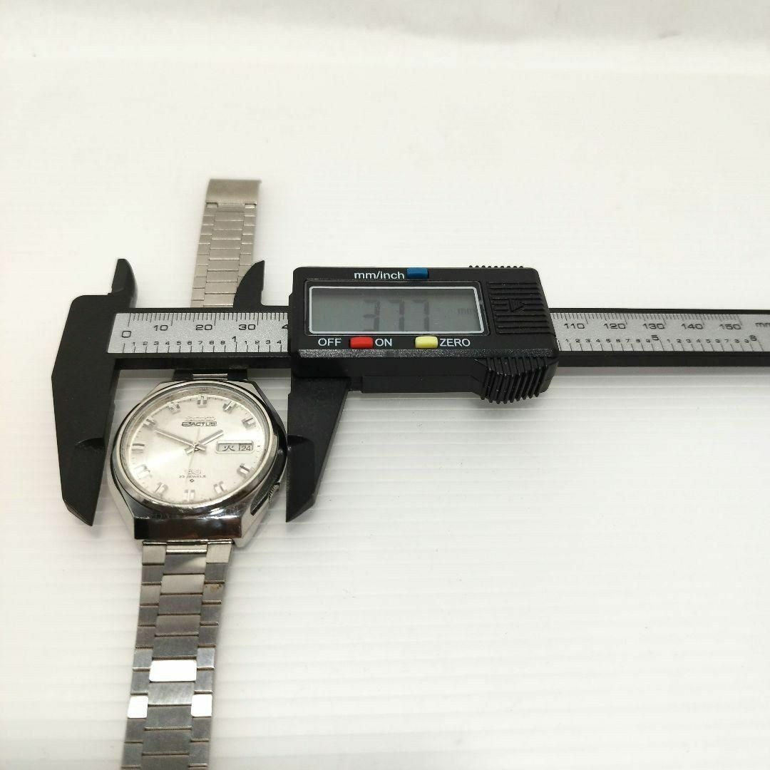 Working SEIKO Watch Actus SS 23 jewels 3 hands Date Round