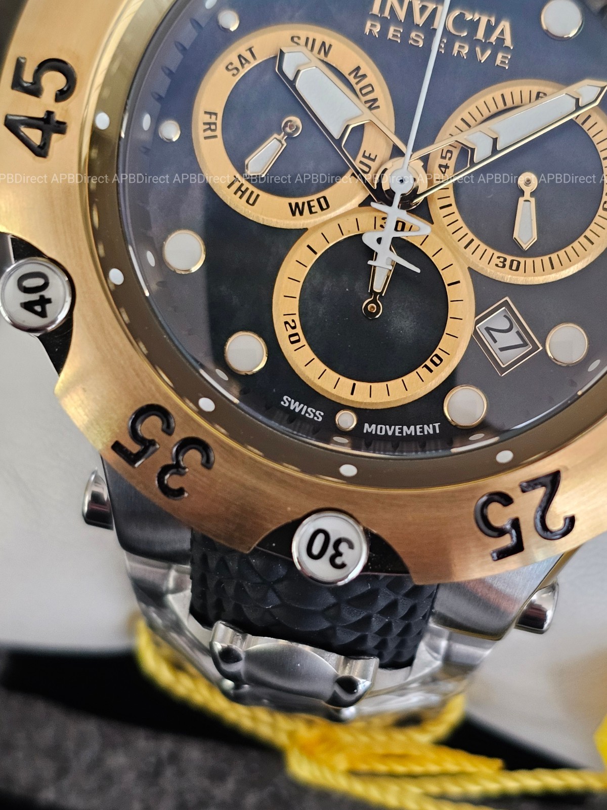 Invicta – Venom COBRA – Swiss Z60 Chronograph Mother-of-Pearl Dial – mens watch