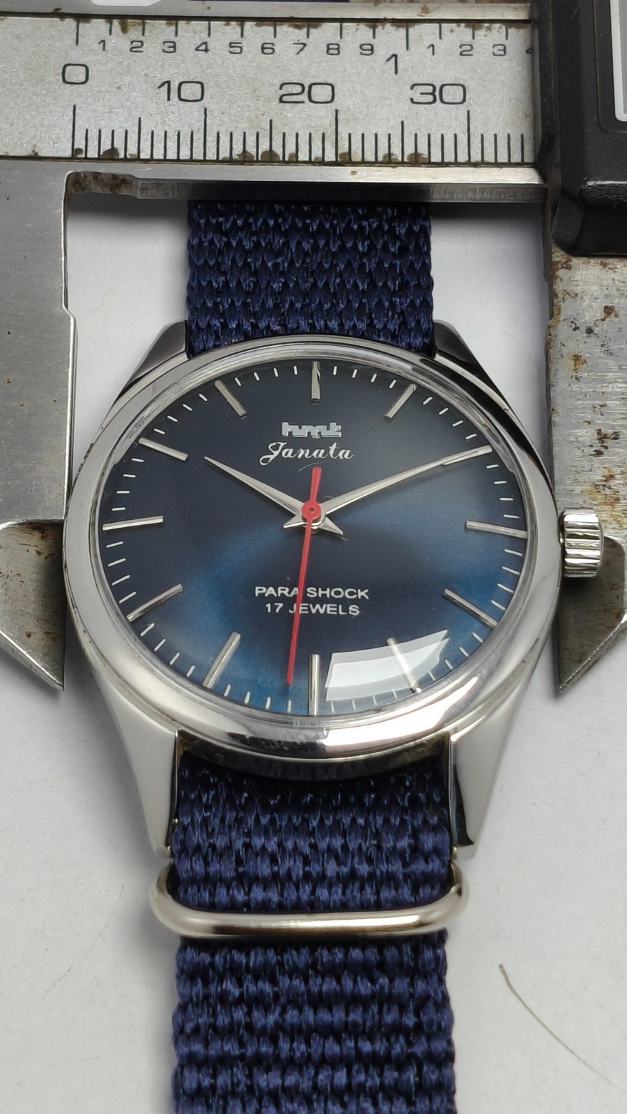 HMT Janata 17 Jewels Hand-Winding Wrist Watch For Men’s In Working Condition