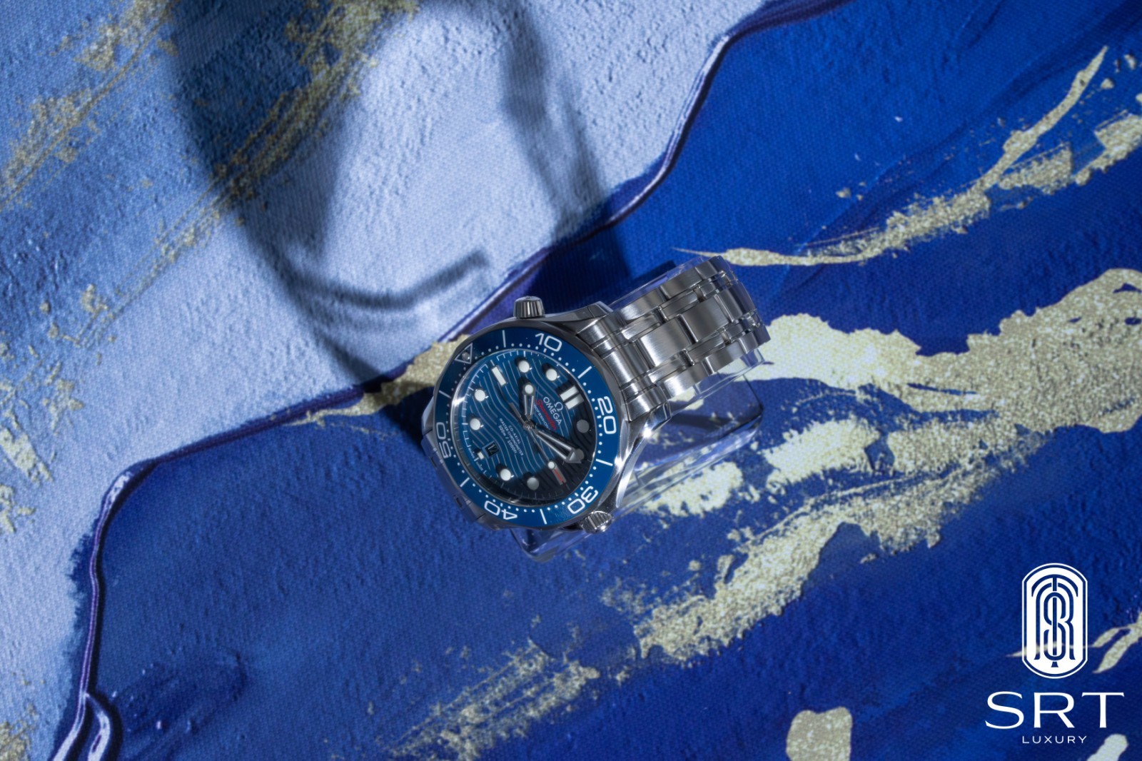 Omega Seamaster Driver 300M 210.30.42.20.03.001 42mm Steel Blue B&P $6.7k MSRP