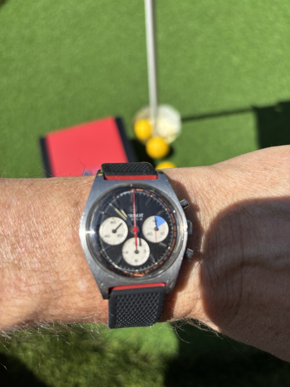 TISSOT/LEMANIA 1281/Tissot 871 Vintage Seastar Tricompax Chronograph!