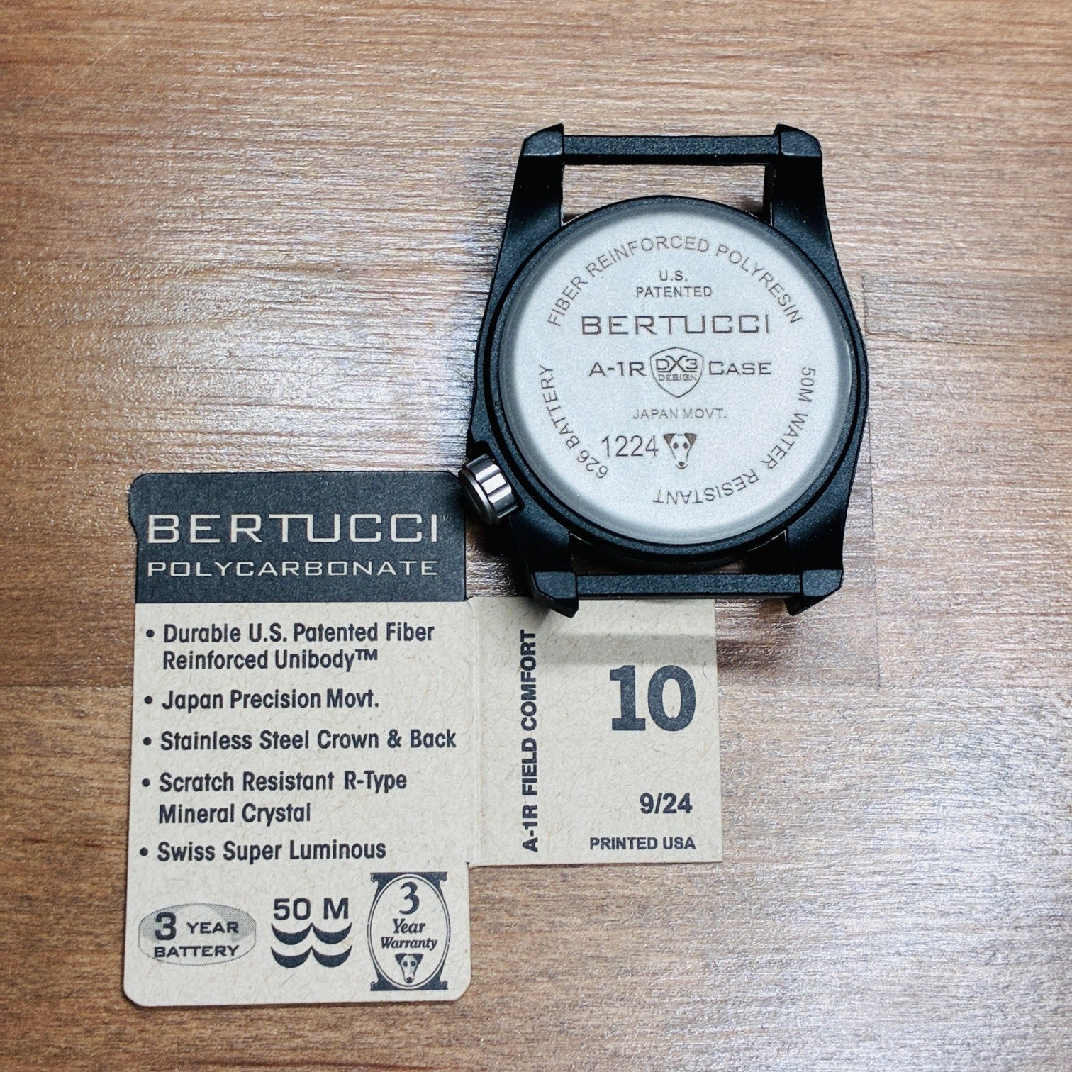 Bertucci A-1R Field Comfort Light Weight fiber reinforced polycarbonate 36MM