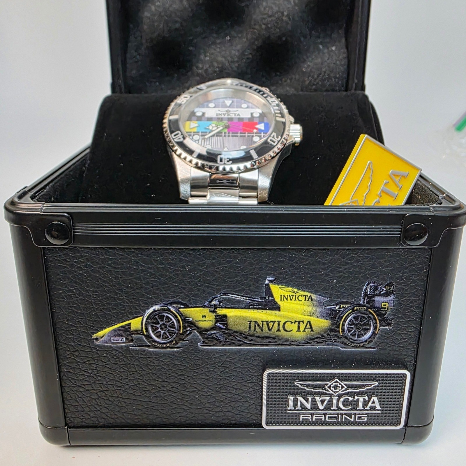 NEW Invicta Pop Art Men’s Watch – 40mm, Steel (49062) Invicta Box Included