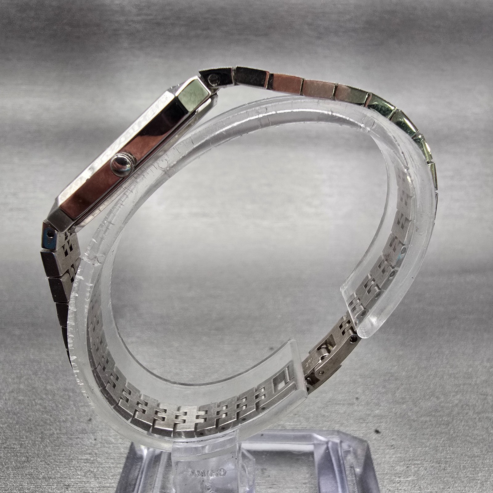 Citizen CQ Watch Women 13mm White Dial Silver Tone Rectangle 5421-S22393 New Bat