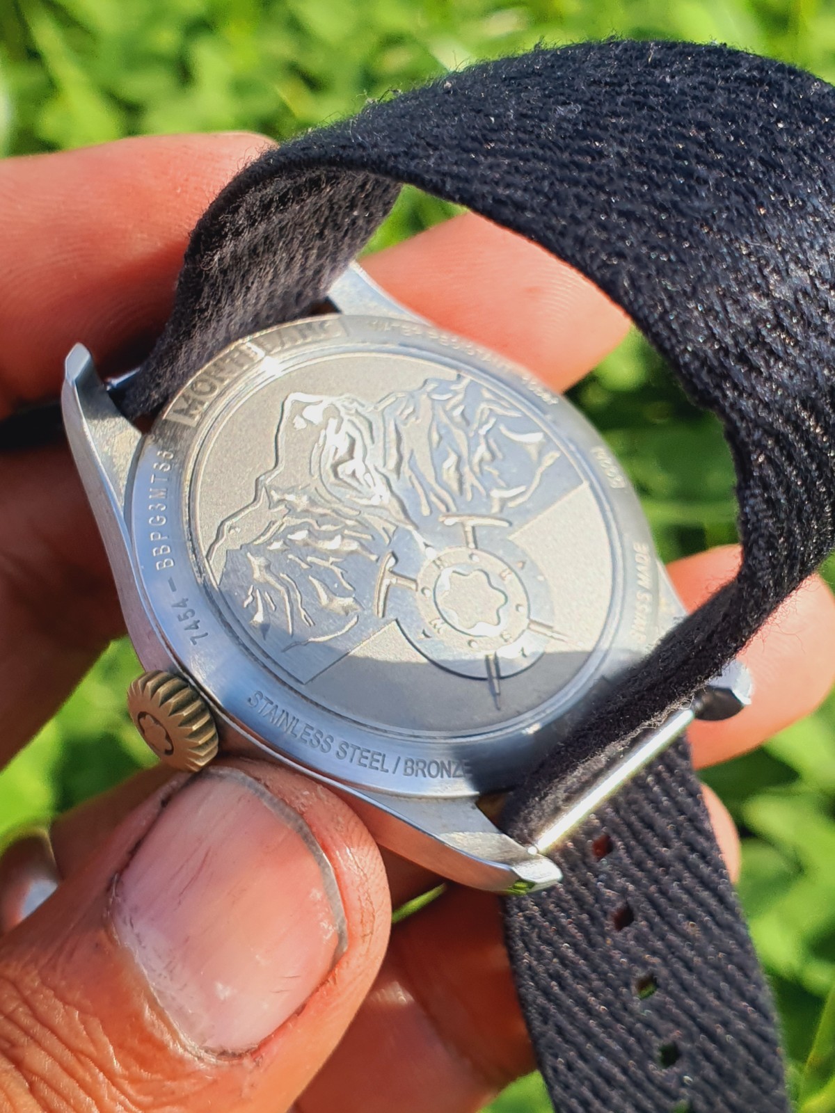 Open To Negotiate A Little – Montblanc 1858 Steel & Bronze Collection 40mm