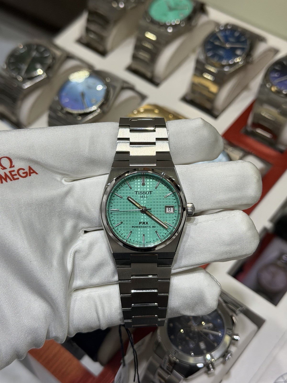 New Tissot PRX Powermatic 80 Mint Green Women’s 35MM Watch T137.207.11.091.01