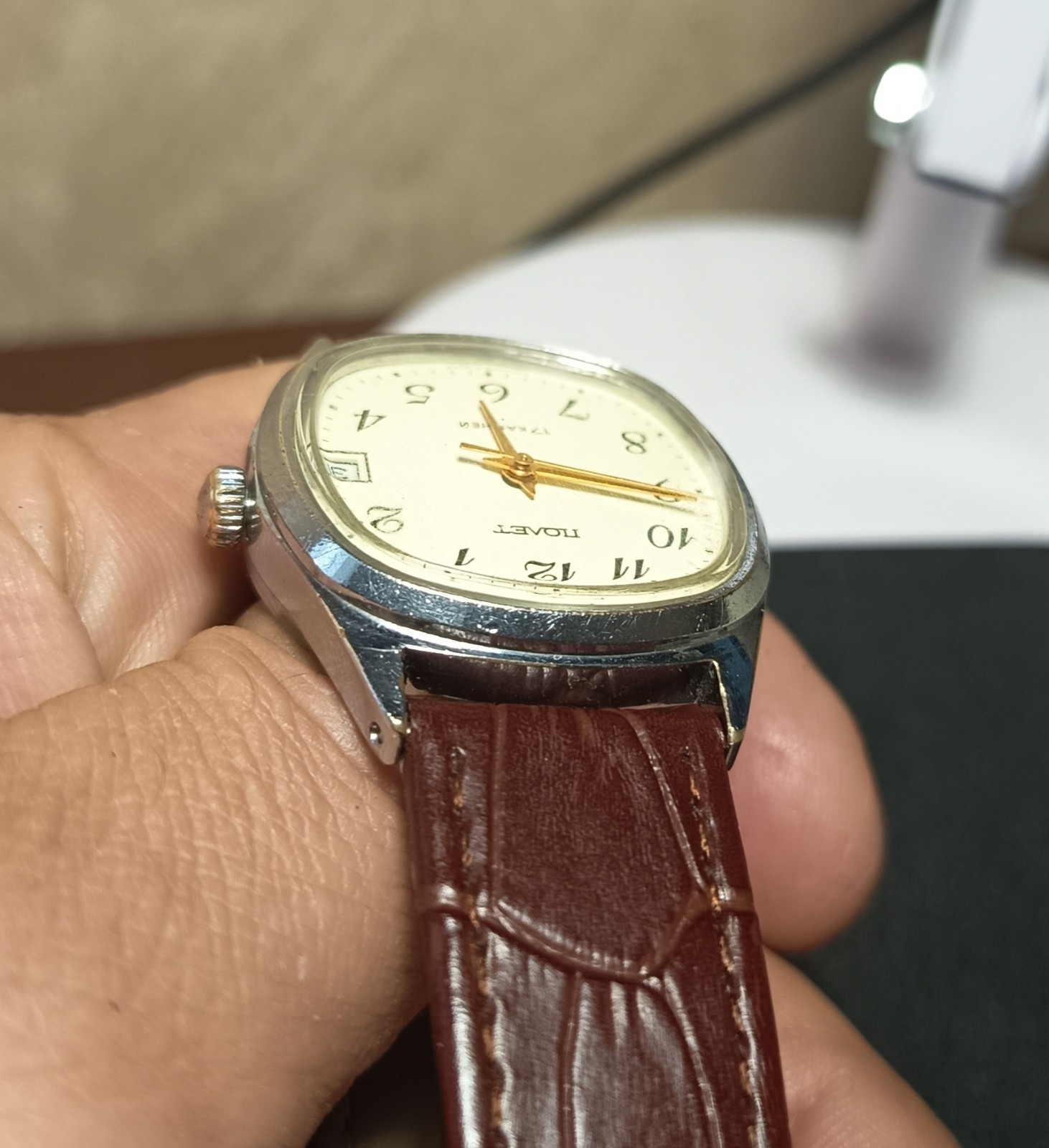 Vintage Men’s watch Poljot 17 jewels mechanical Soviet USSR