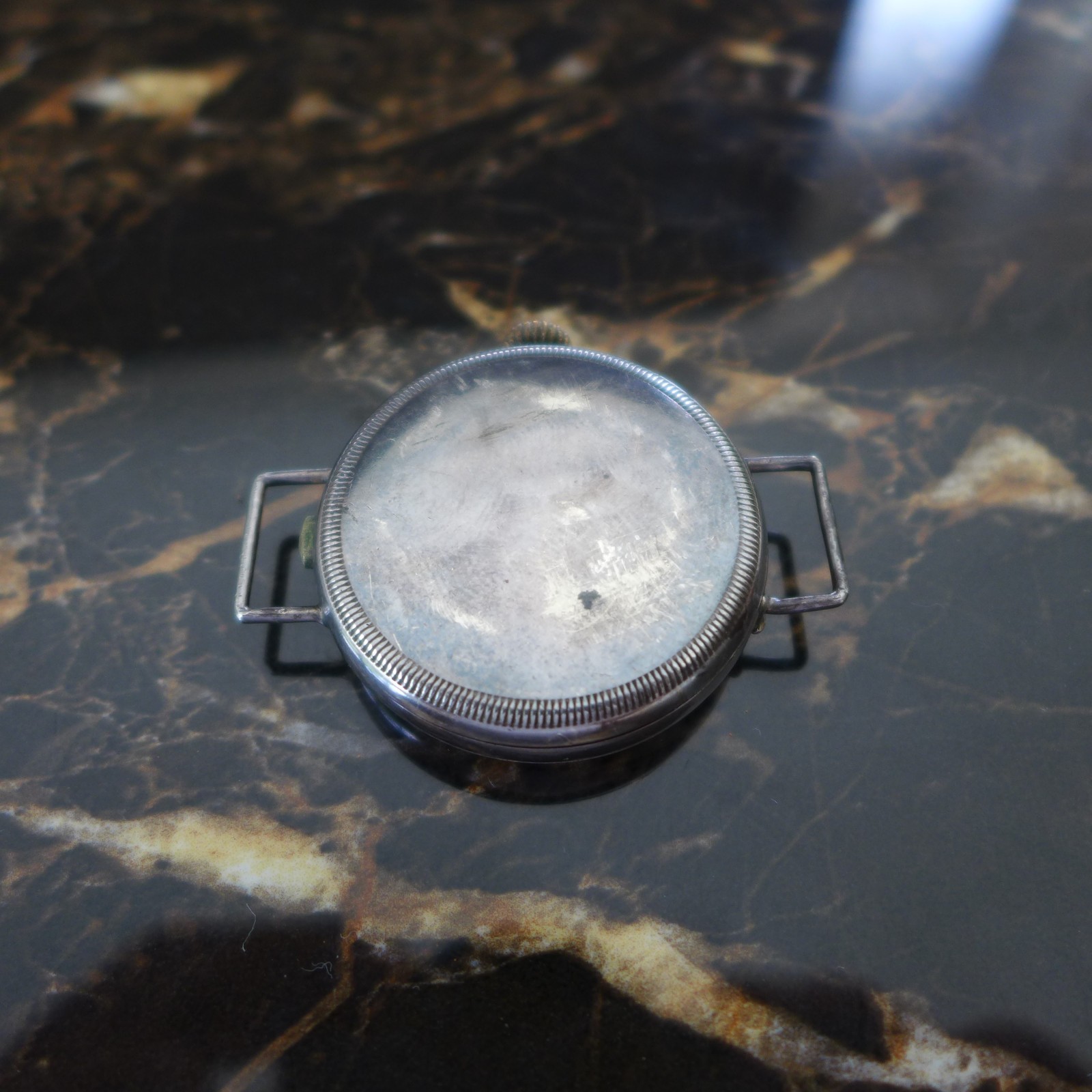 A WW1 1917-18 BRITISH MILITARY ROLEX “ASPREY”OFFICERS TRENCH SILVER HALF HUNTER