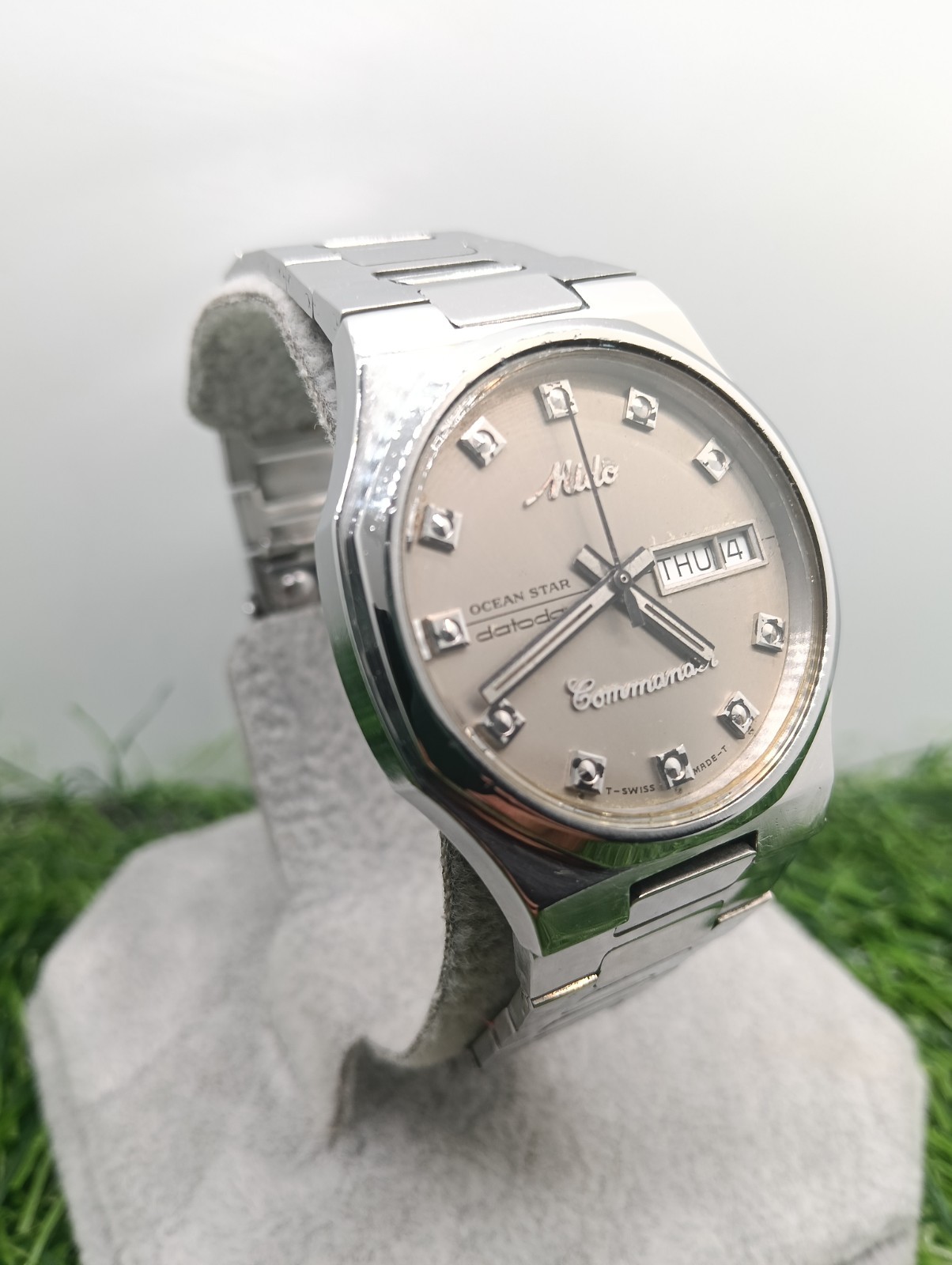 Vintage Mido Commander Ocean Star Datoday 8018