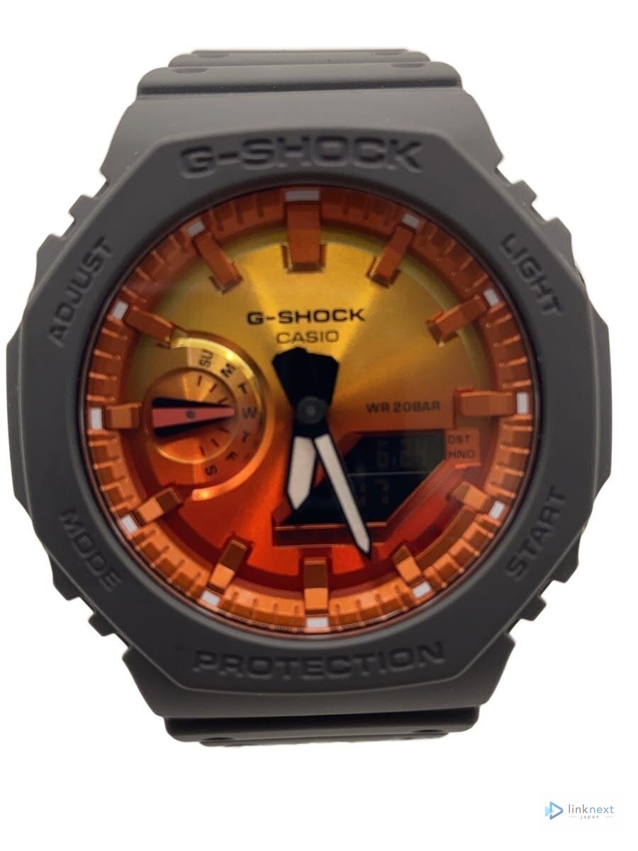 CASIO G-SHOCK GA-2100FL-8AJF Men’s Analog-Digital Watch Gray/Orange