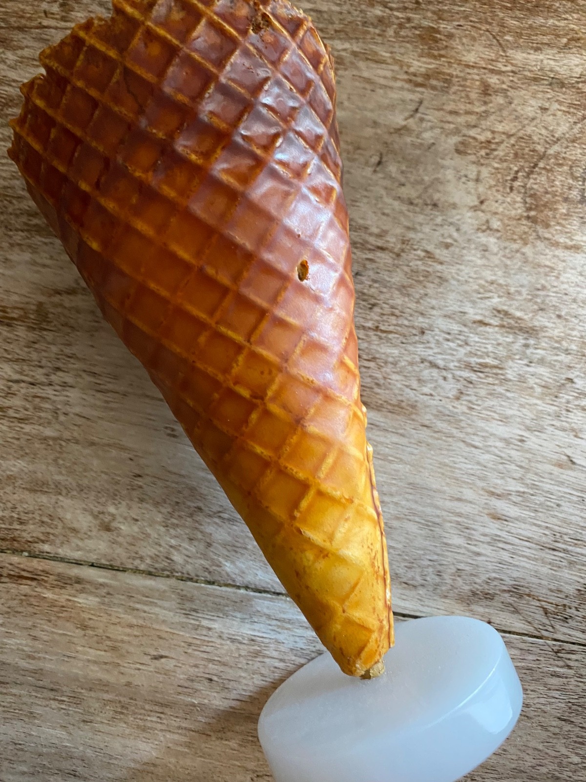 WAFFLE CONES 🍦FOOD PROPS Display art 🦩 Great Quality 🍦
