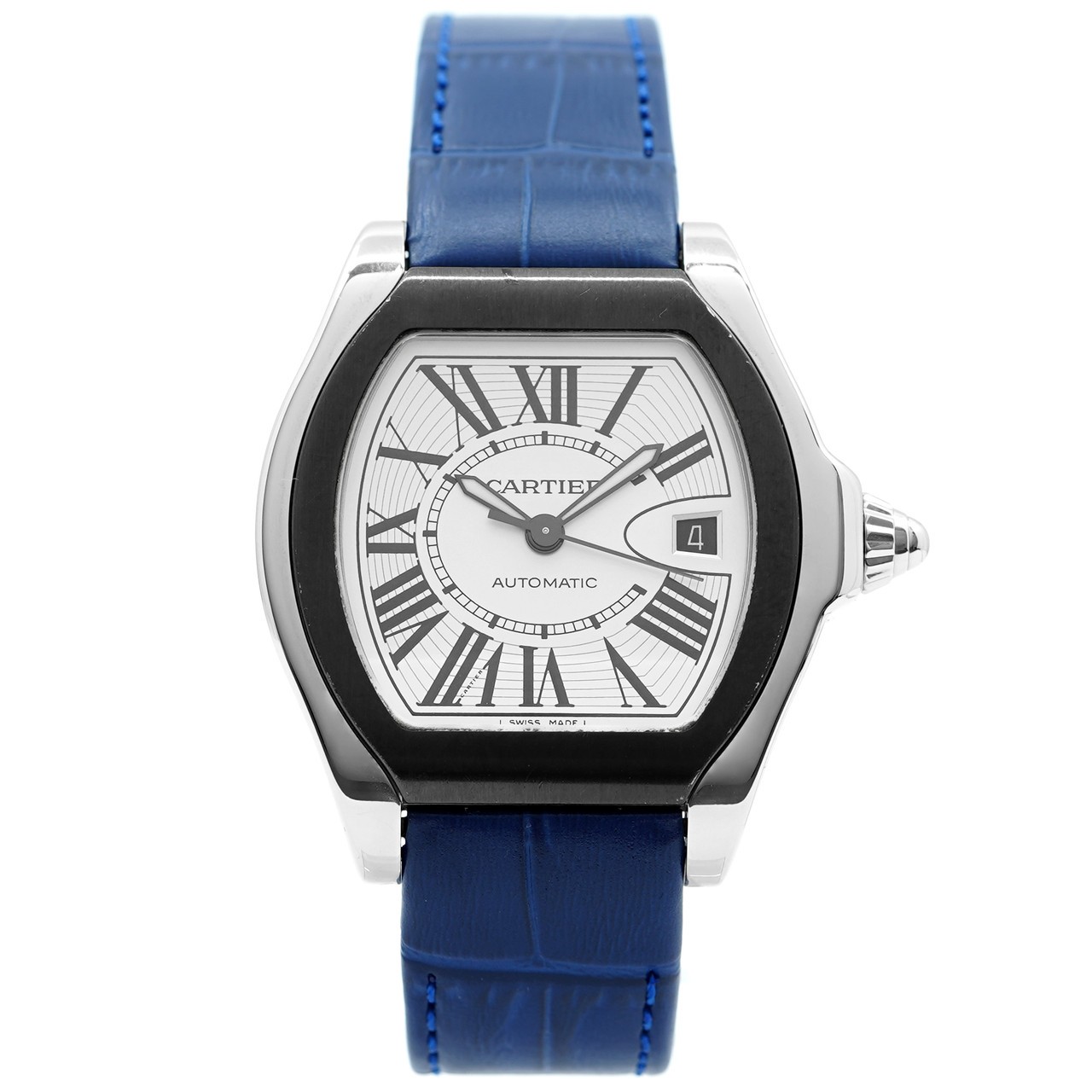 Cartier Watch Roadster Automatic 3312 – Inventory 9050 Stainless Steel & DLC