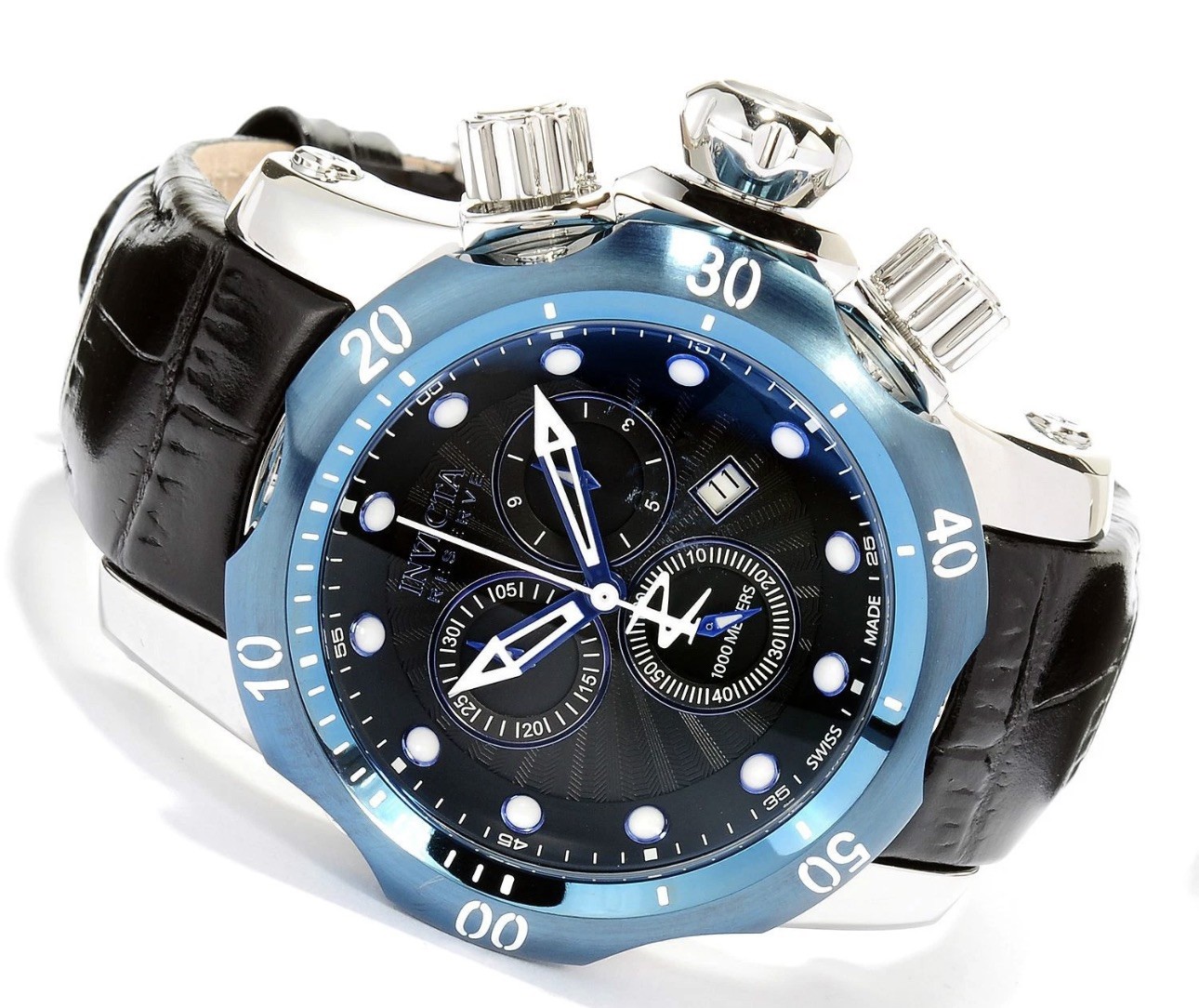 🔥Swiss Made Invicta RESERVE Venom Boy Chronograph Black Dial Men’s Watch 10822
