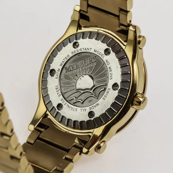 Mercury – Swiss Watch – ME255-GG-7 Swiss Quartz 36 mm ME255 50m (5 ATM, 169 ft)