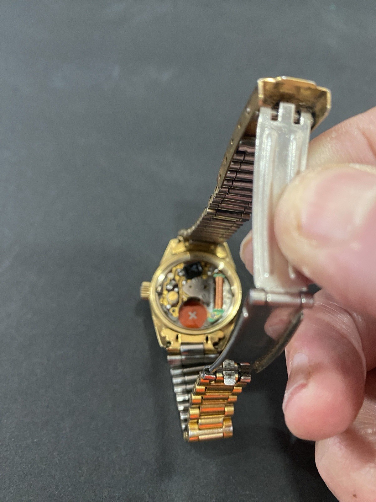 Beautiful VTG Jules Jurgensen Ladies Watch for Parts or Repair See Description