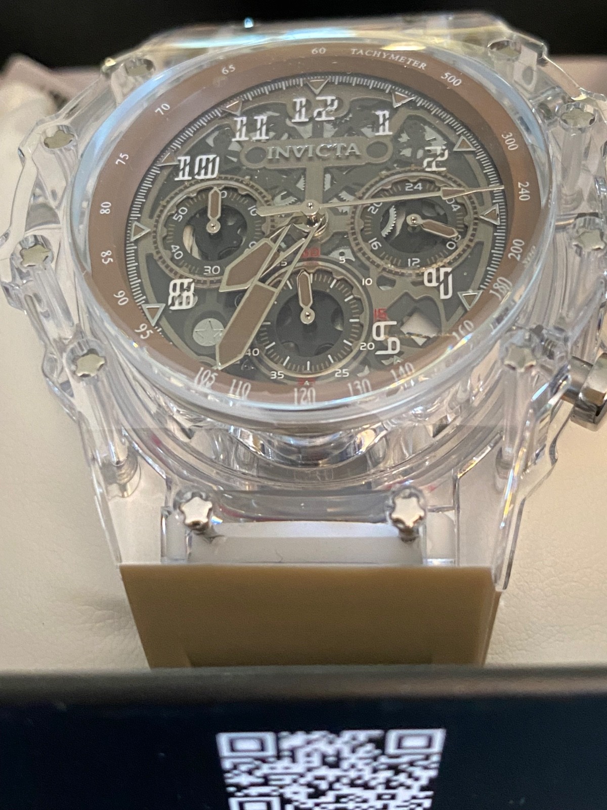 Invicta Racing Vaulthan Men’s Watch – 44mm, Khaki (69684)