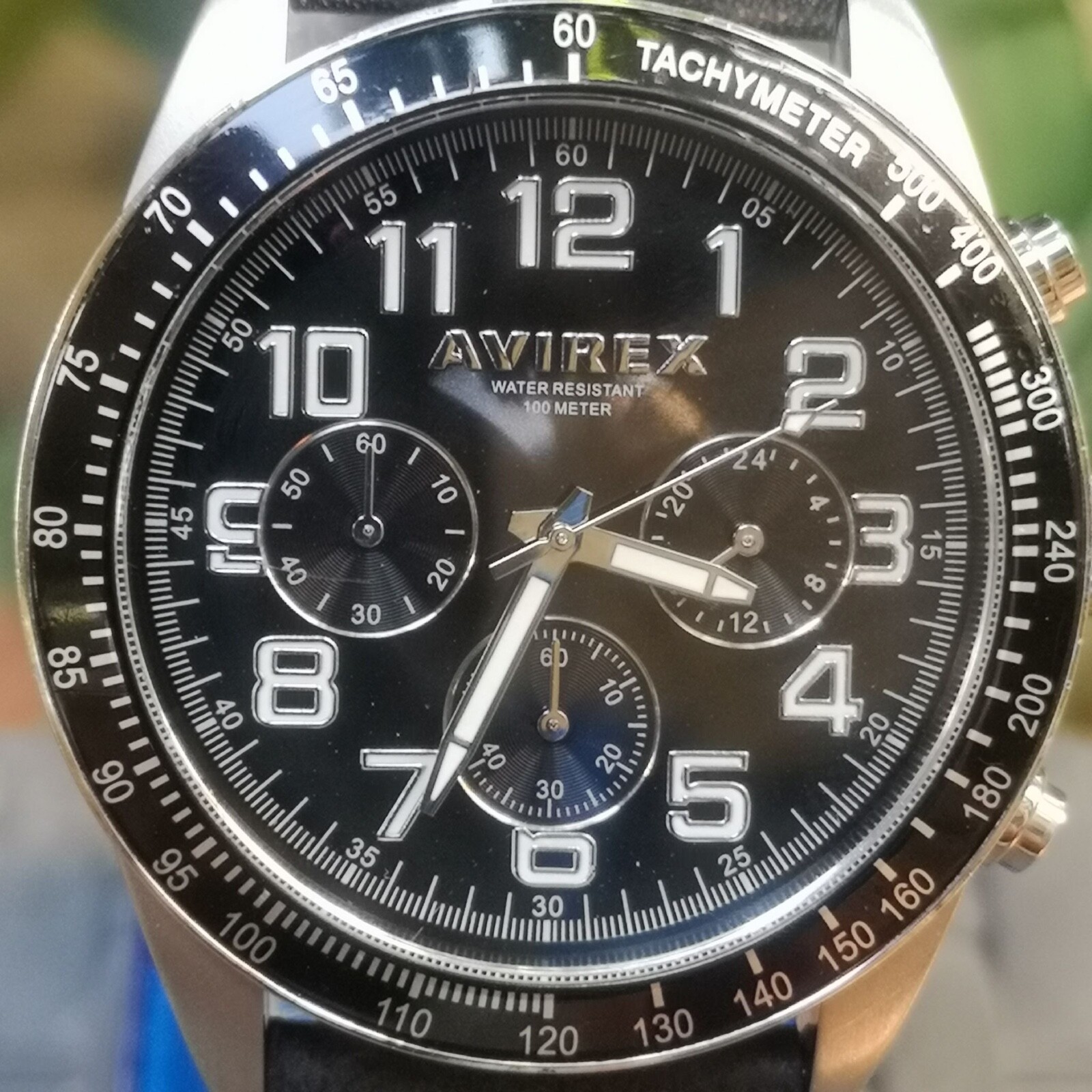 Nice AVIREX Chronograph Mens Watch. AX007M
