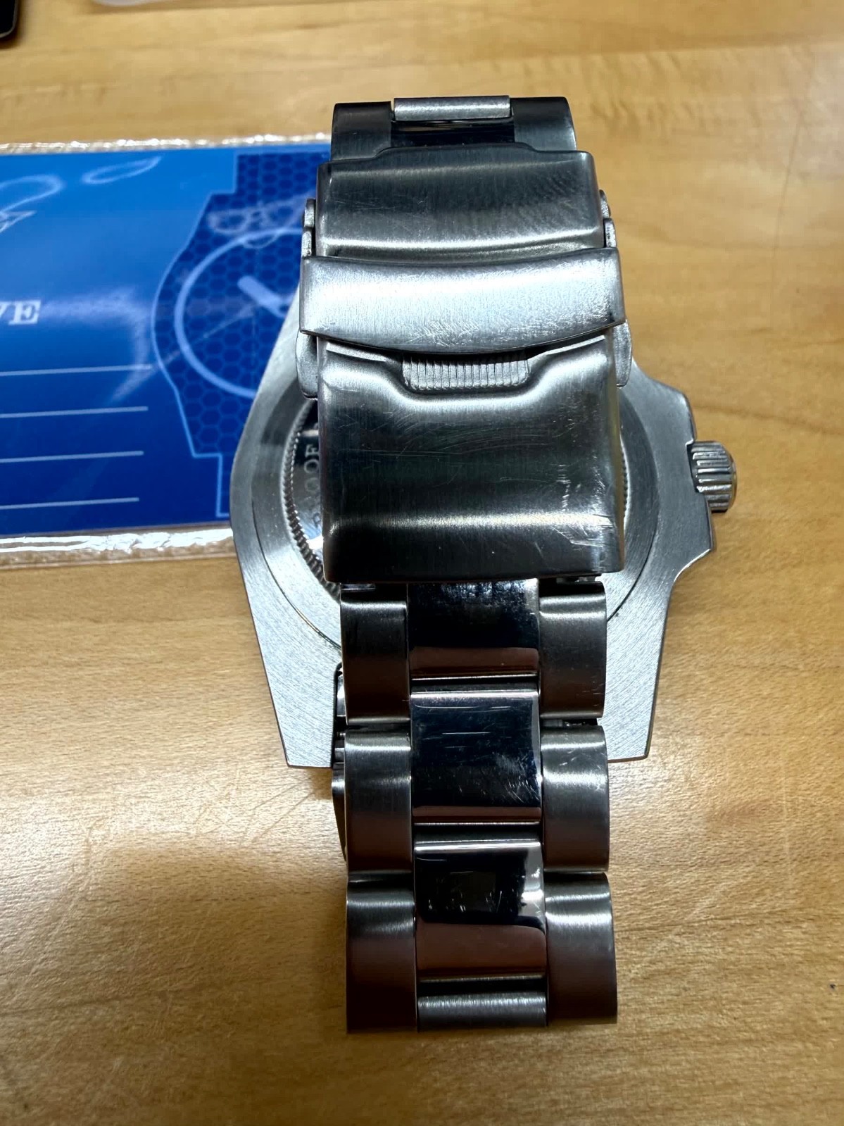 ADDIESDIVE ALL STEEL BLACK CERAMIC 41mm QUARTZ WATCH 200m BGW9