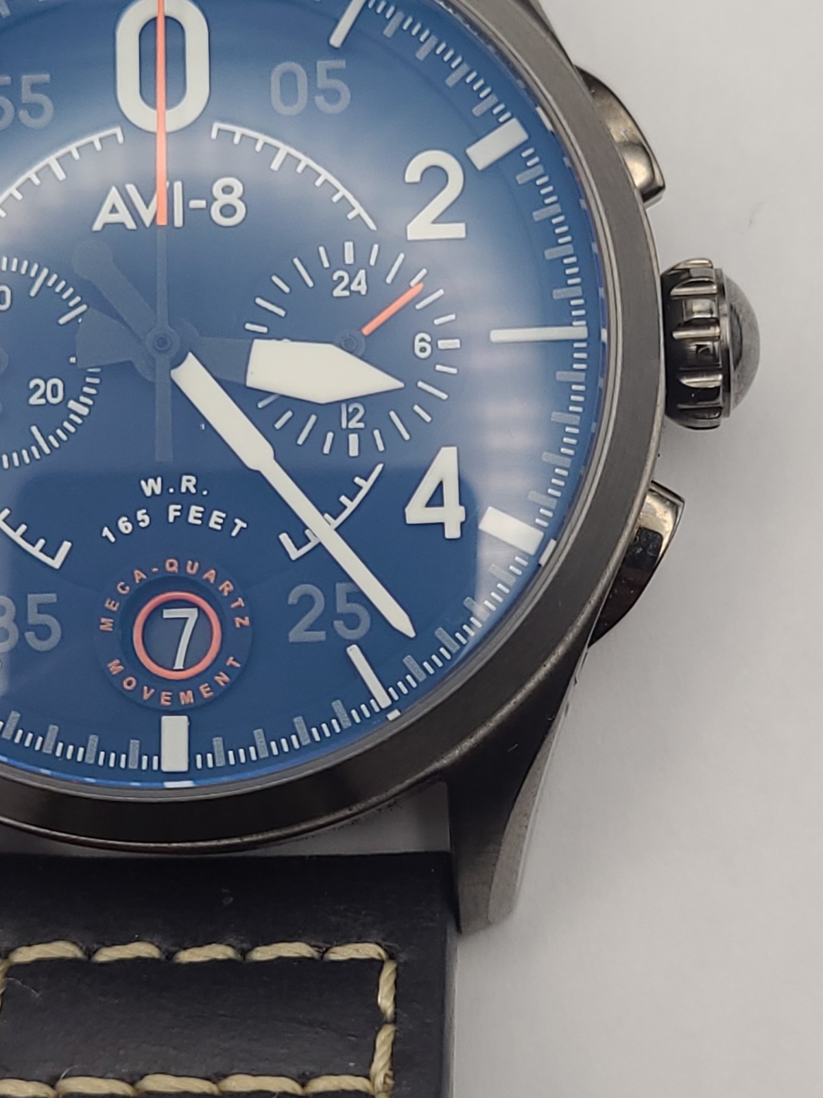 AVI-8 Hawker Hunter Atlas Chronograph Jet Black Men’s Watch Working