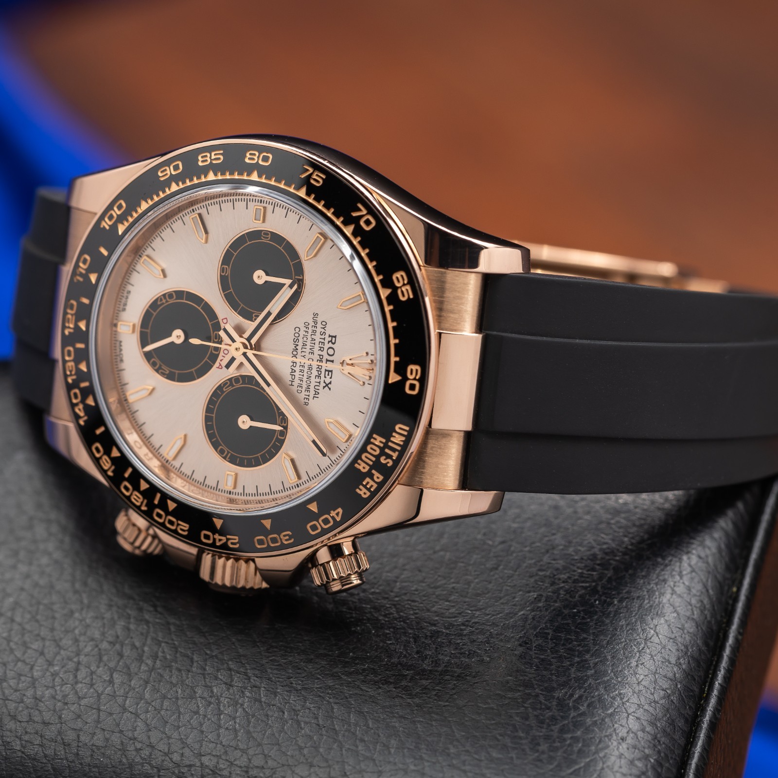 ROLEX Daytona Cosmograph Rose Gold Sundust Dial 126515LN