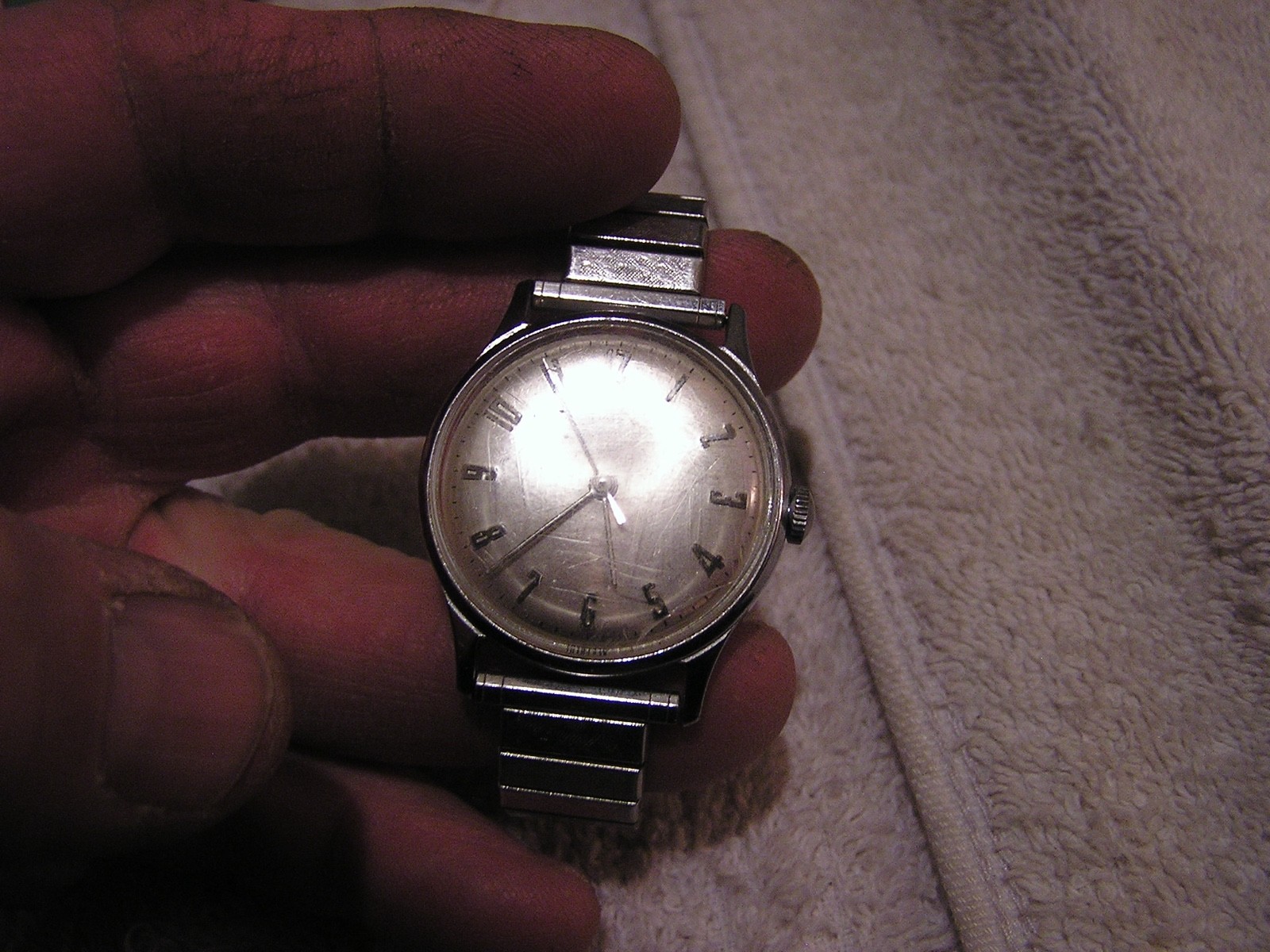 Vintage Timex Watch Numeric Dial