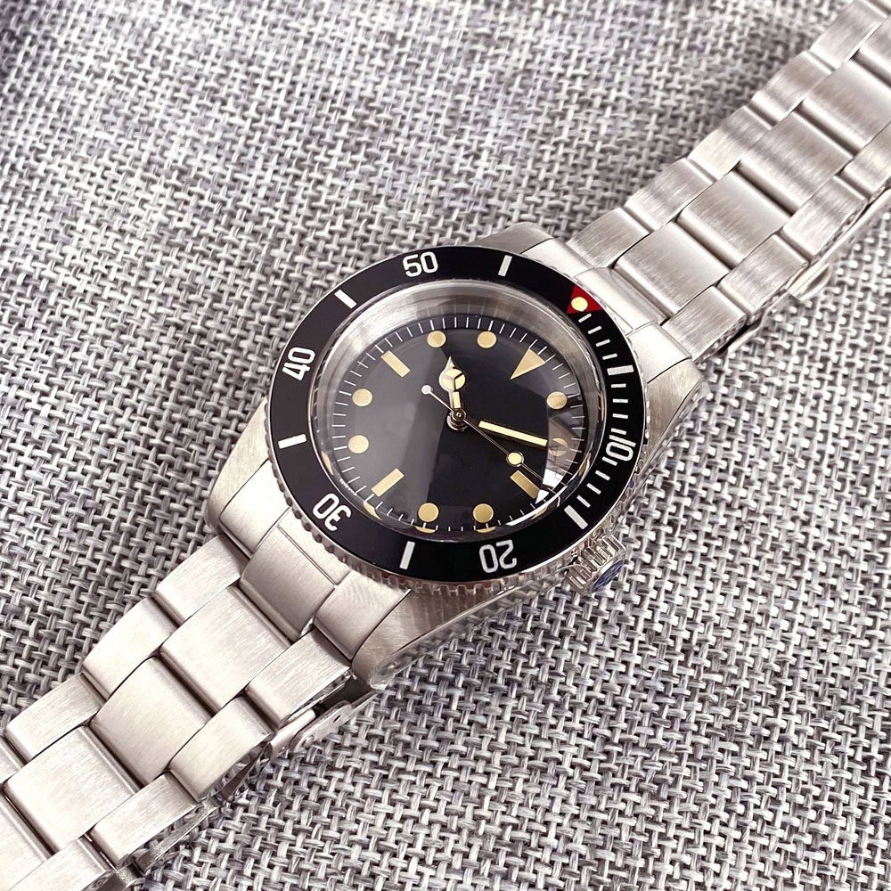 Tandorio New 38mm Sapphire 20ATM Stainless Steel NH35/PT5000 Automatic Men Watch