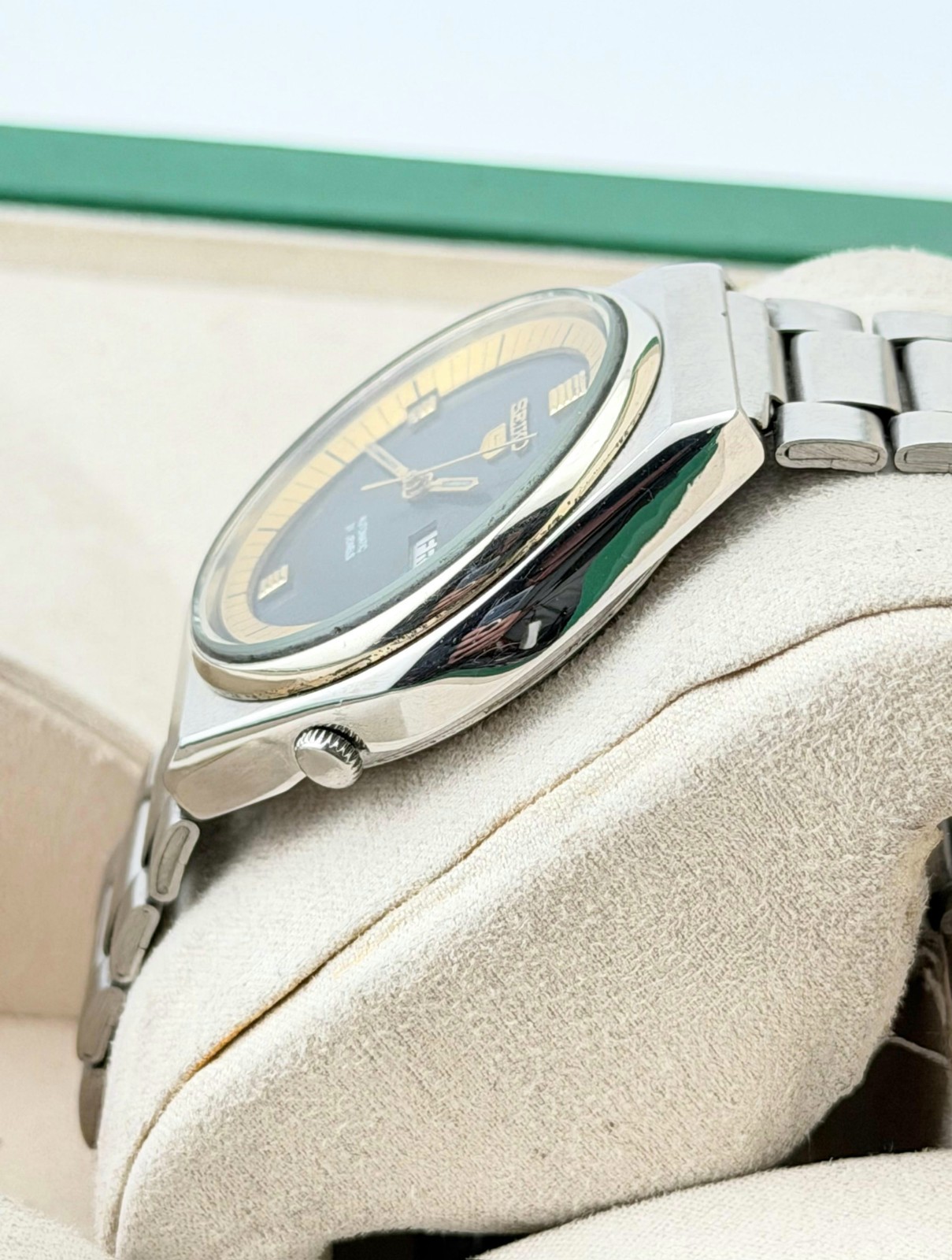 vintage Seiko 5 Men’s Wrist Automatic watch|Day-Date